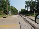 Michigan Ave. Crossing over CN Railroad looking North